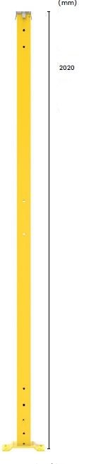 60x60 Meta welded posts, 2020mm high